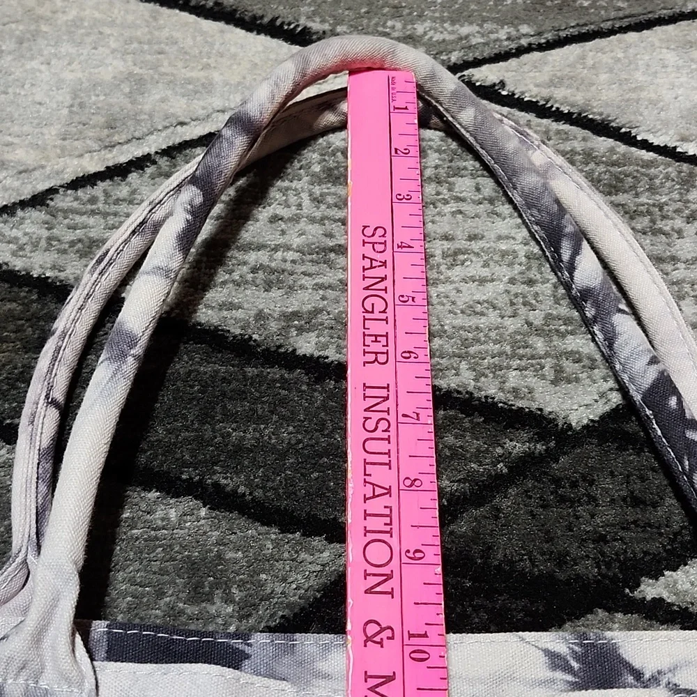 VS PINK 2021 TIE-DYE FULL-ZIP CANVAS COTTON WEEKENDER SHOULDER BAG